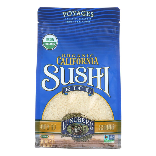 Buy Lundberg Family Farms Organic Sushi White Rice - Case Of 6 - 2 Lb.  at OnlyNaturals.us