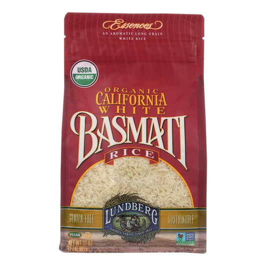 Buy Lundberg Family Farms Organic White Basmati Rice - Case Of 6 - 2 Lb.  at OnlyNaturals.us