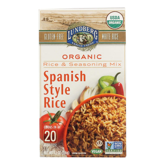 Lundberg Family Farms - Rice And Seasoning Mix - Spanish Style - Case Of 6 - 5.50 Oz. | OnlyNaturals.us