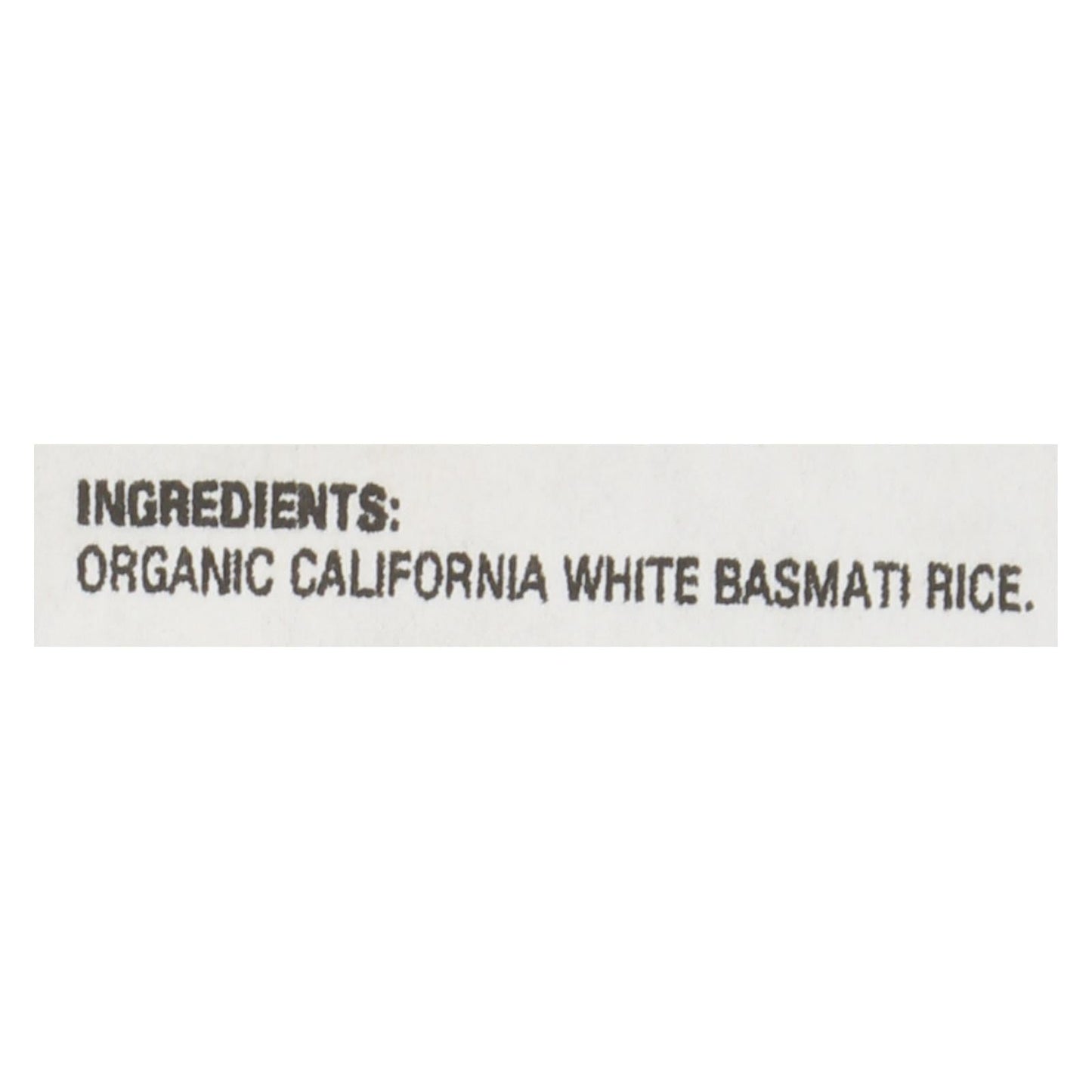 Lundberg Family Farms Organic California White Basmati Rice - Case Of 25 Lbs | OnlyNaturals.us