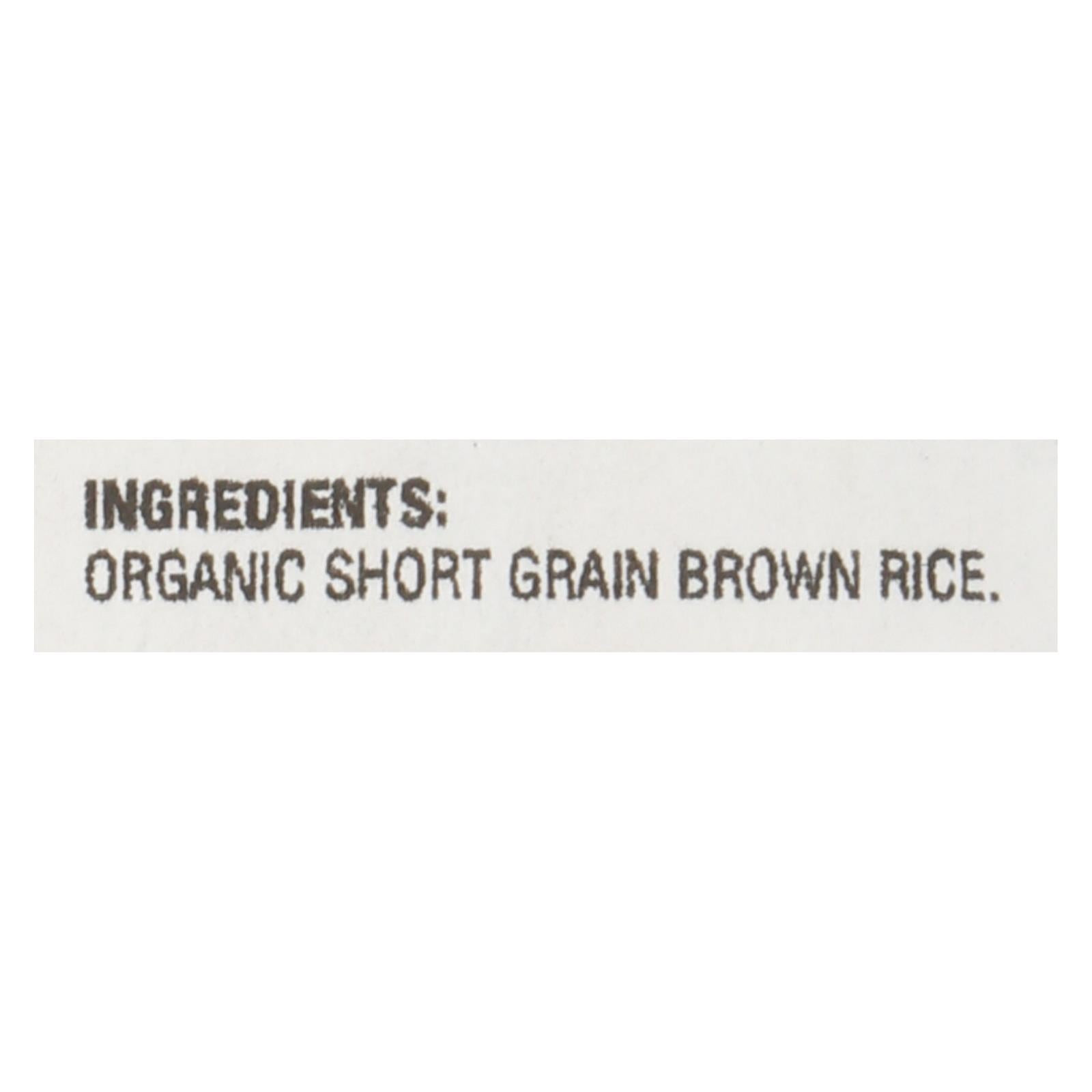 Buy Lundberg Family Farms Short Grain Brown Rice - Case Of 25 Lbs  at OnlyNaturals.us