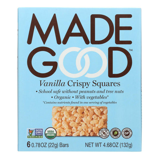 Buy Made Good Crispy Squares - Vanilla - Case Of 6 - 4.68 Oz.  at OnlyNaturals.us