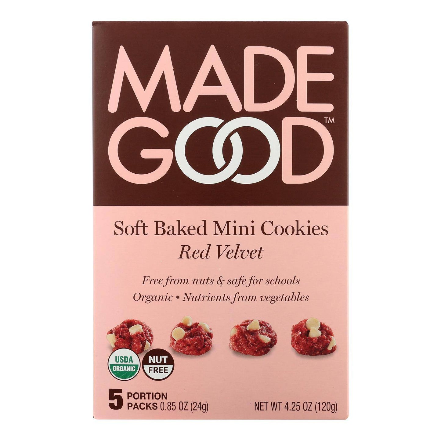 Made Good - Cookies Soft Mini Red Velvet - Case Of 6 - 4.25 Oz | OnlyNaturals.us