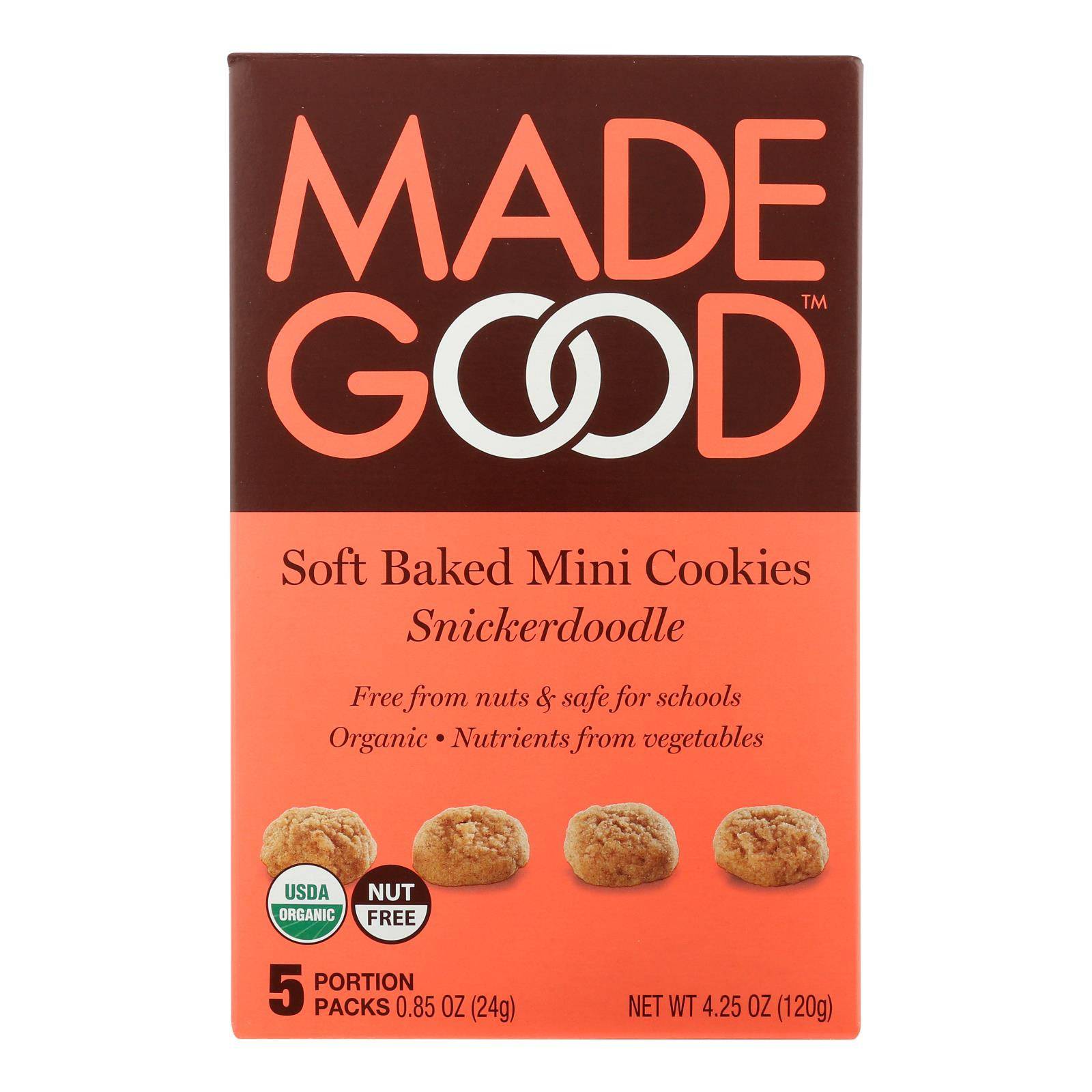 Made Good - Cookies Soft Mini Snickerdoodle - Case Of 6 - 4.25 Oz | OnlyNaturals.us