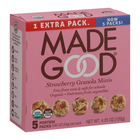 Made Good - Granola Mini Strwbrry - Case Of 6-5-.85oz | OnlyNaturals.us