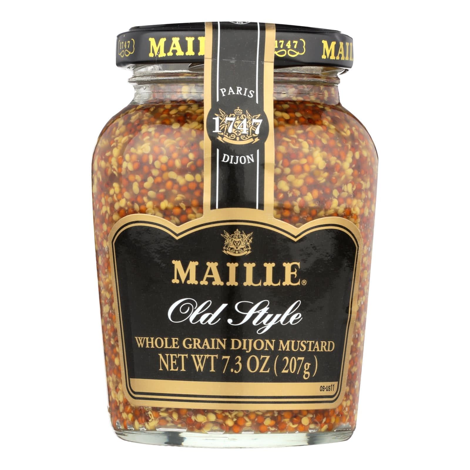 Maille Old Style Whole Grain Dijon Mustard - Case Of 6 - 7.3 Oz. | OnlyNaturals.us