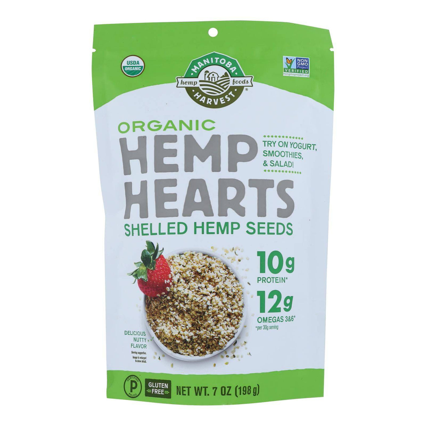 Buy Manitoba Harvest Organic Hemp Hearts - Shelled - 7 Oz  at OnlyNaturals.us