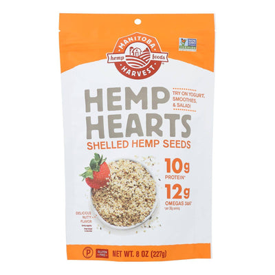 Buy Manitoba Harvest Shelled Hemp Hearts Hemp Seed - Case Of 8 - 8 Oz  at OnlyNaturals.us