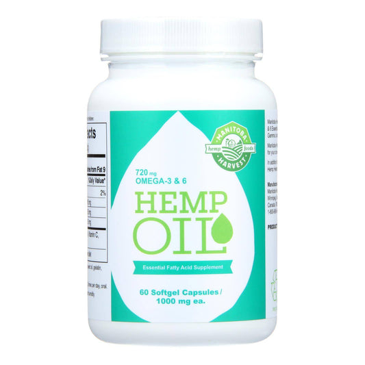 Buy Manitoba Harvest Hemp Oil  - 1 Each - 60 Sgel  at OnlyNaturals.us