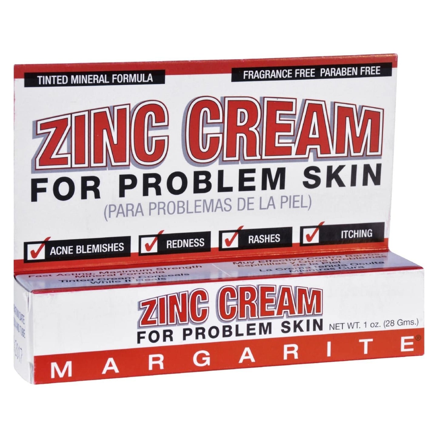 Buy Margarite Zinc Cream - 1 Oz  at OnlyNaturals.us