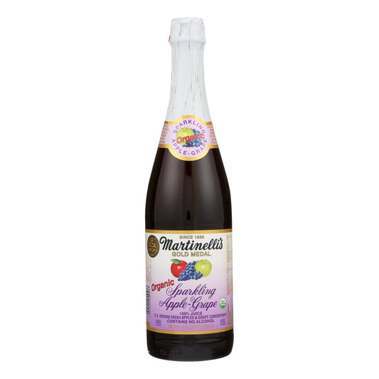 Buy Martinelli's Organic Sparkling Apple Grape - Case Of 12 - 25.4 Fl Oz.  at OnlyNaturals.us