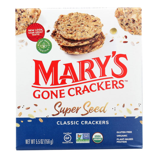 Buy Mary's Gone Crackers Super Seed - Everything - Case Of 6 - 5.5 Oz.  at OnlyNaturals.us