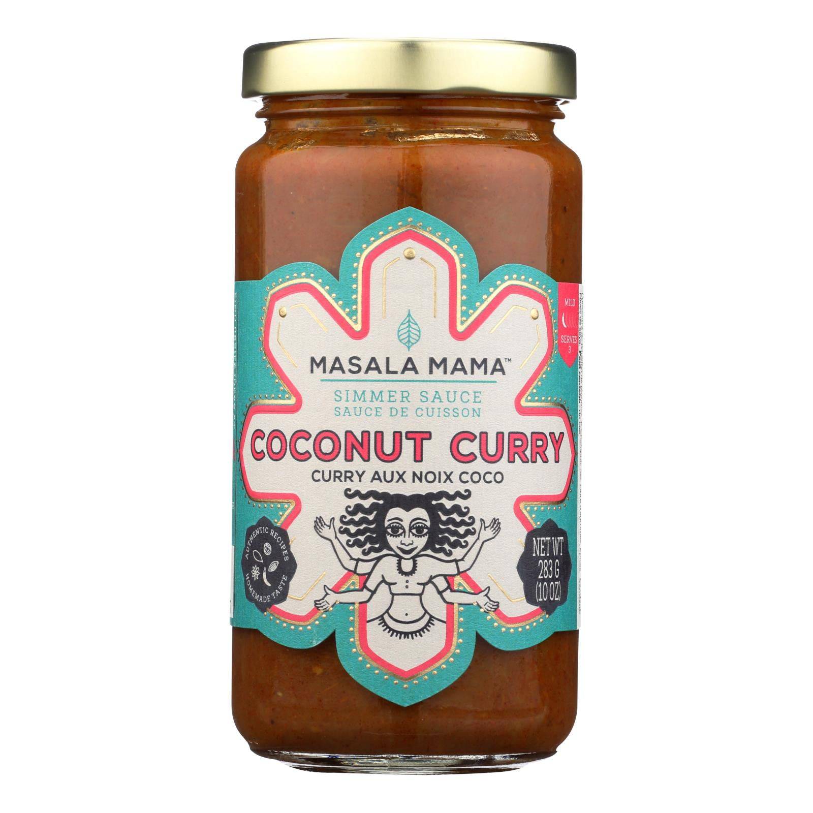 Masala Mama Coconut Curry All Natural Simmer Sauce - Case Of 6 - 10 Oz | OnlyNaturals.us