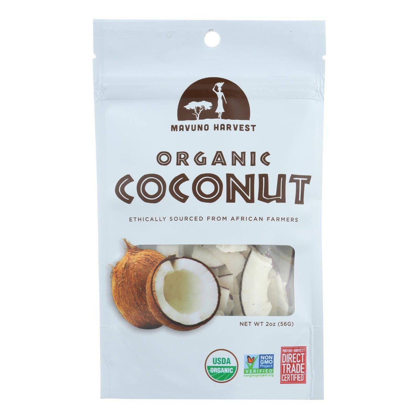 Buy Mavuno Harvest - Organic Dried Fruit - Dried Coconut - Case Of 6 - 2 Oz.  at OnlyNaturals.us