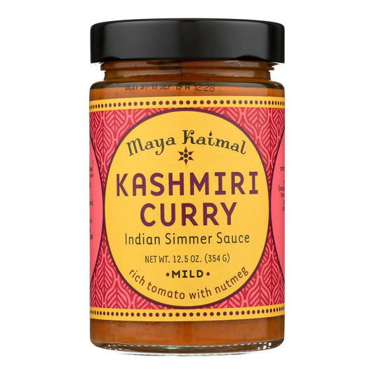 Buy Maya Kaimal Indian Simmer Sauce Kashmiri Curry - Case Of 6 - 12.5 Oz.  at OnlyNaturals.us