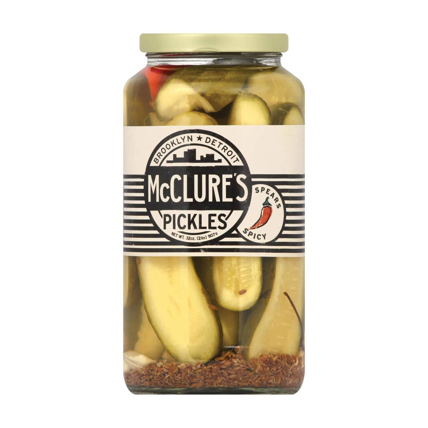 Mcclure's Pickles Spicy Spears - Case Of 6 - 32 Oz. | OnlyNaturals.us