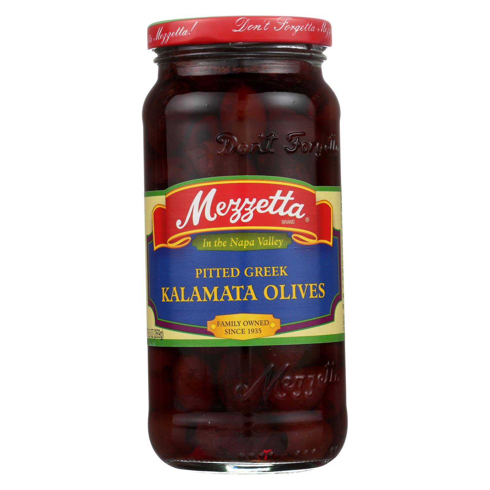 Mezzetta Pitted Greek Kalamata Olives - Case Of 6 - 9.5 Oz. | OnlyNaturals.us