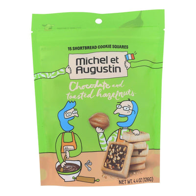 Michel Et Augustin - Cookie Chocolate Hazelnut 15 Sq - Case Of 6 - 4.4 Oz | OnlyNaturals.us