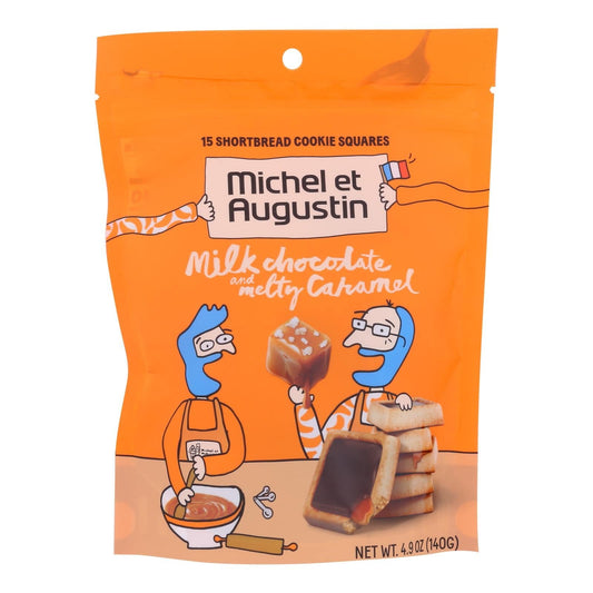 Michel Et Augustin - Cookie Mk Chocolate Caramel Shbrd - Case Of 6 - 4.9 Oz | OnlyNaturals.us