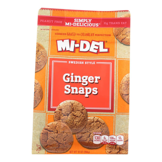 Midel Cookies - Ginger Snaps - Case Of 8 - 10 Oz | OnlyNaturals.us
