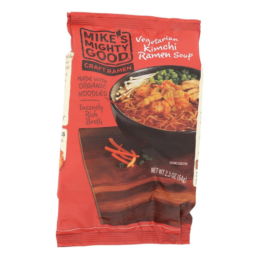 Mike's Mighty Good Vegetarian Kimchi Ramen Soup - Case Of 7 - 2.3 Oz | OnlyNaturals.us