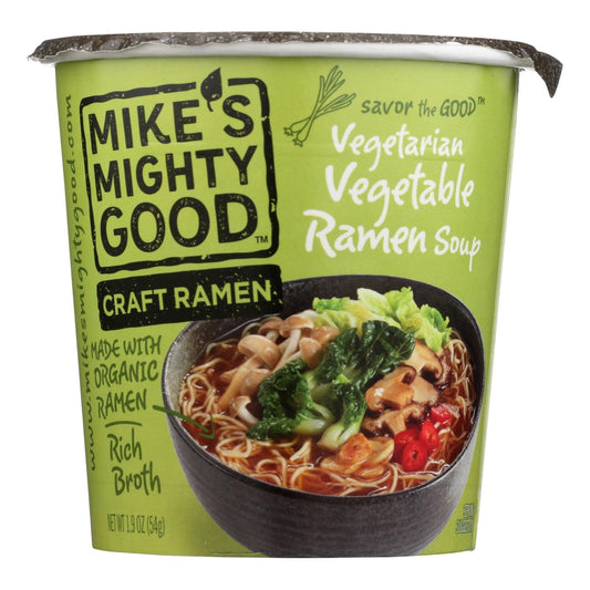 Mike's Mighty Good Vegetarian Vegetable Ramen Soup - Case Of 6 - 1.9 Oz | OnlyNaturals.us
