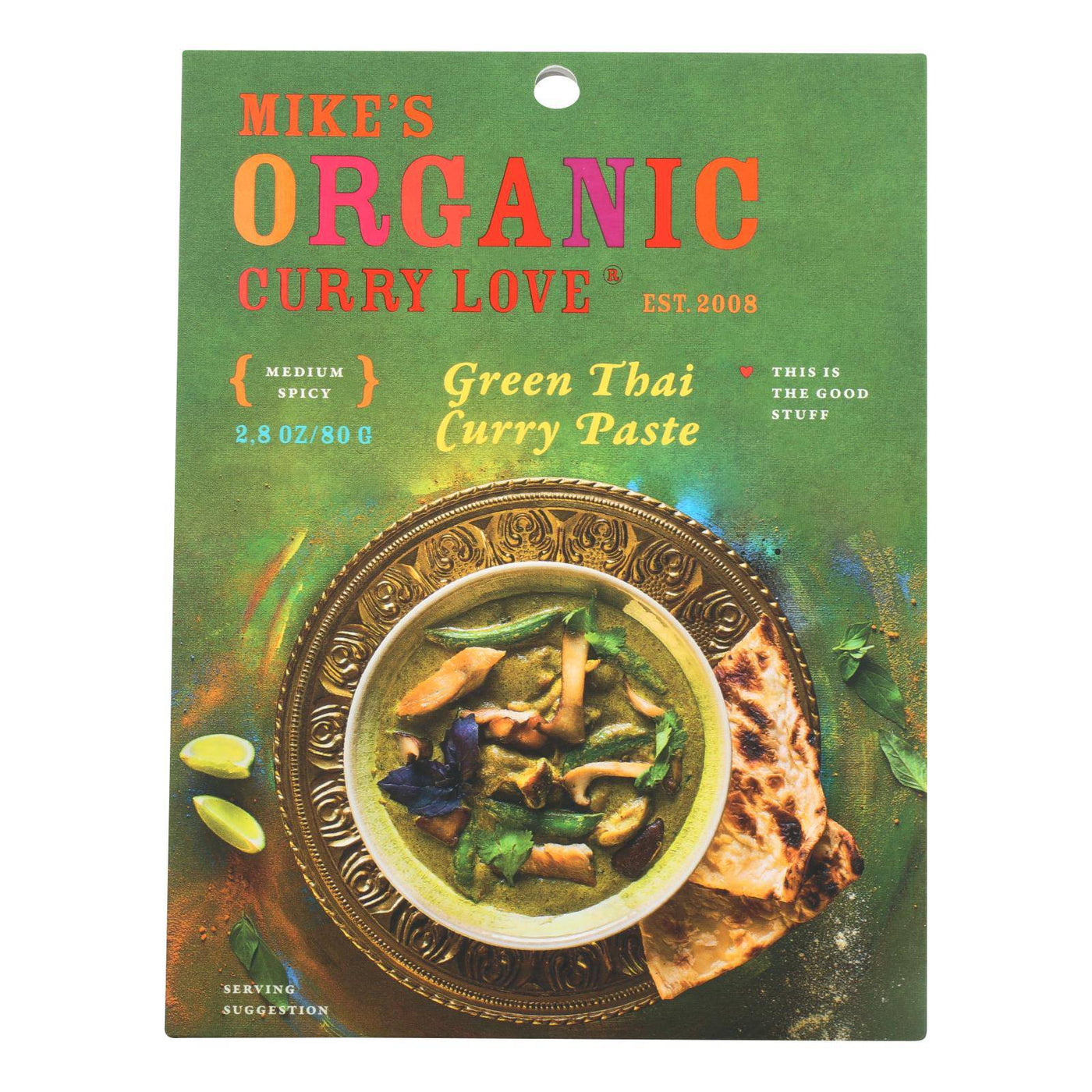 Mike's Organic Curry Love - Organic Curry Paste - Green Thai - Case Of 6 - 2.8 Oz. | OnlyNaturals.us