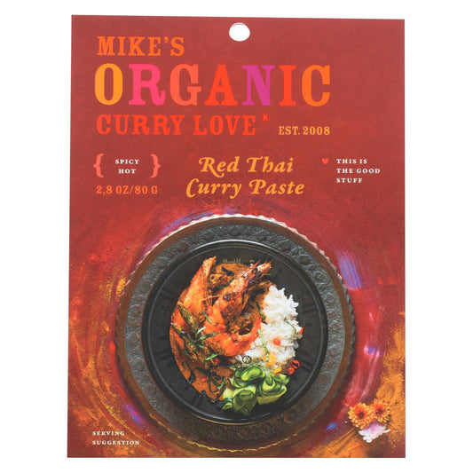 Buy Mike's Organic Curry Love - Organic Curry Paste - Red Thai - Case Of 6 - 2.8 Oz.  at OnlyNaturals.us