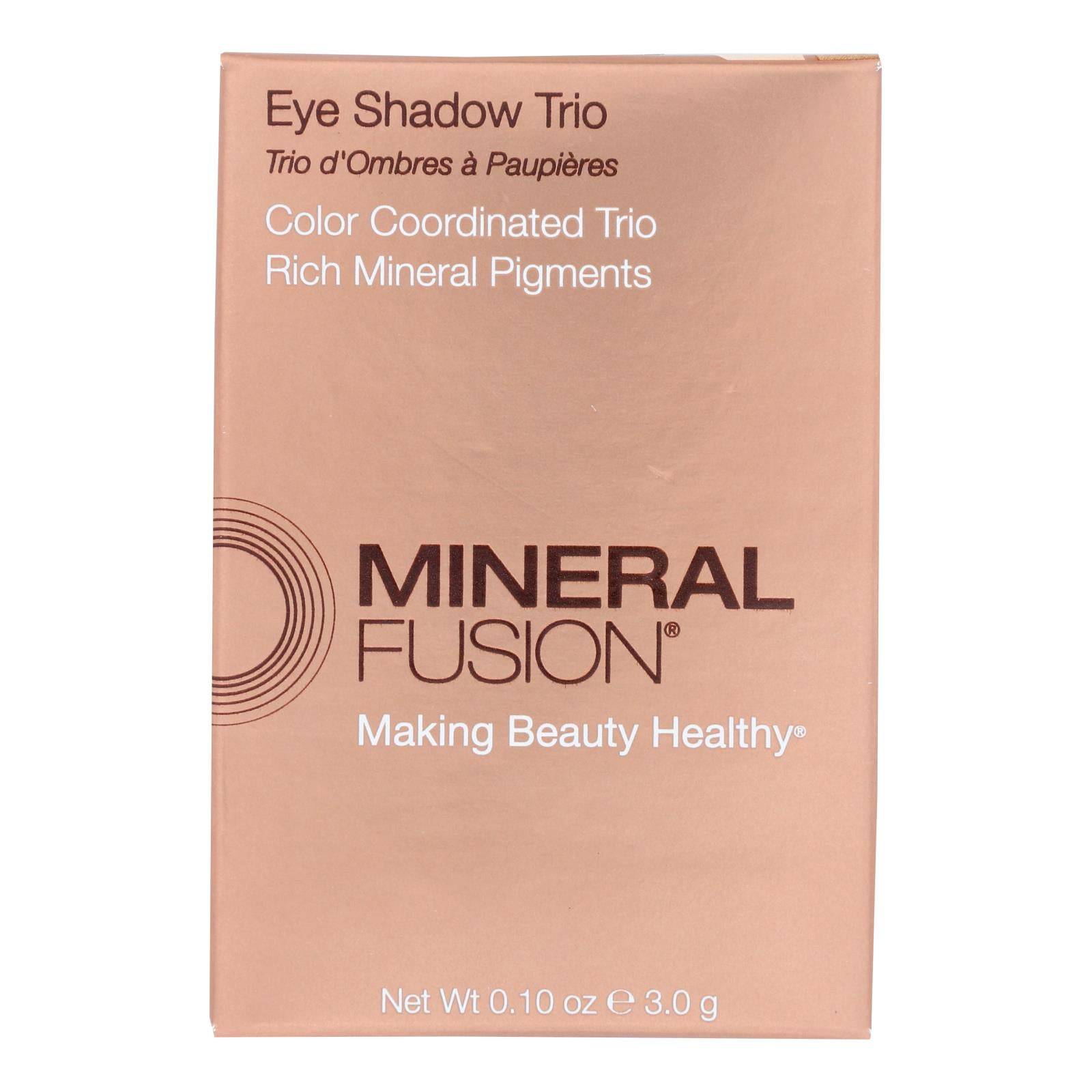 Mineral Fusion - Eye Shadow Trio - Esp Gold - 0.1 Oz. | OnlyNaturals.us