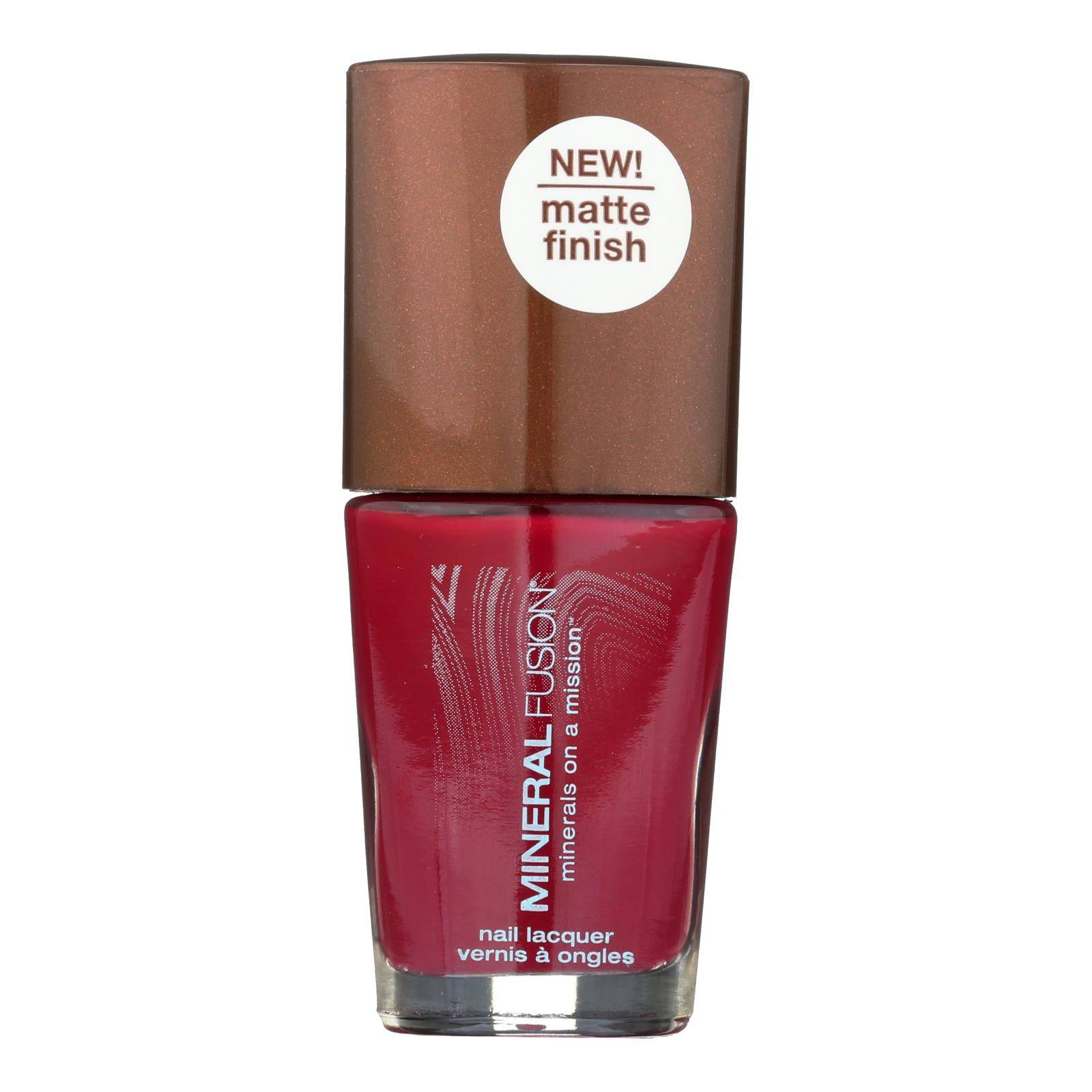 Mineral Fusion - Nail Polish - Matte Mulberry - 0.33 Oz. | OnlyNaturals.us