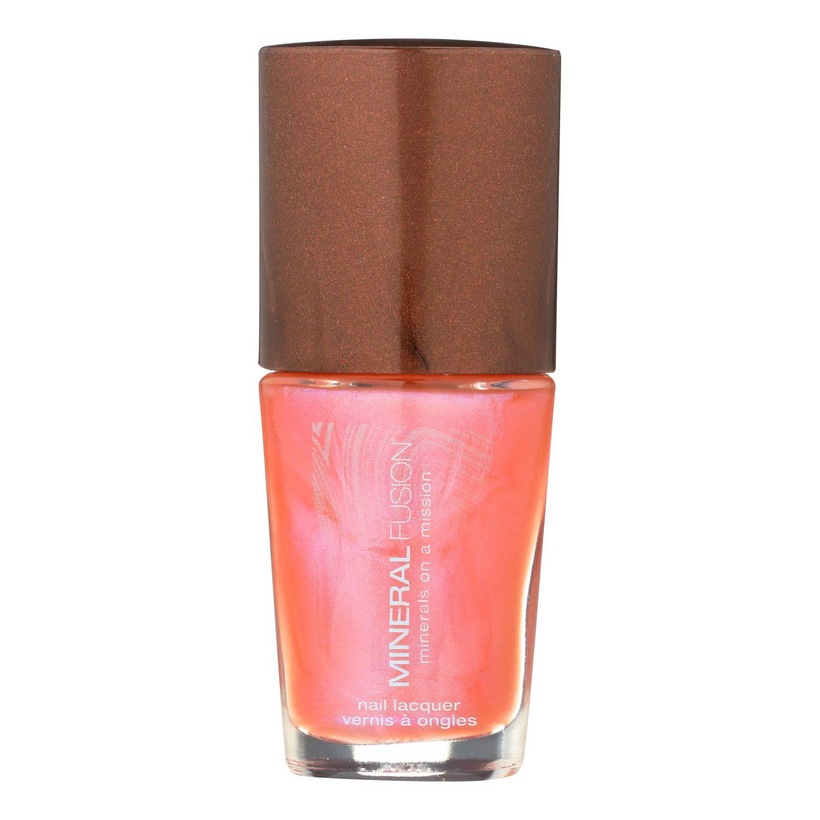 Mineral Fusion - Nail Polish - Pink Fire Opal - 0.33 Oz. | OnlyNaturals.us