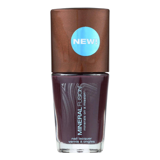 Mineral Fusion - Nail Polish - Pretty In Plum - 0.33 Oz. | OnlyNaturals.us