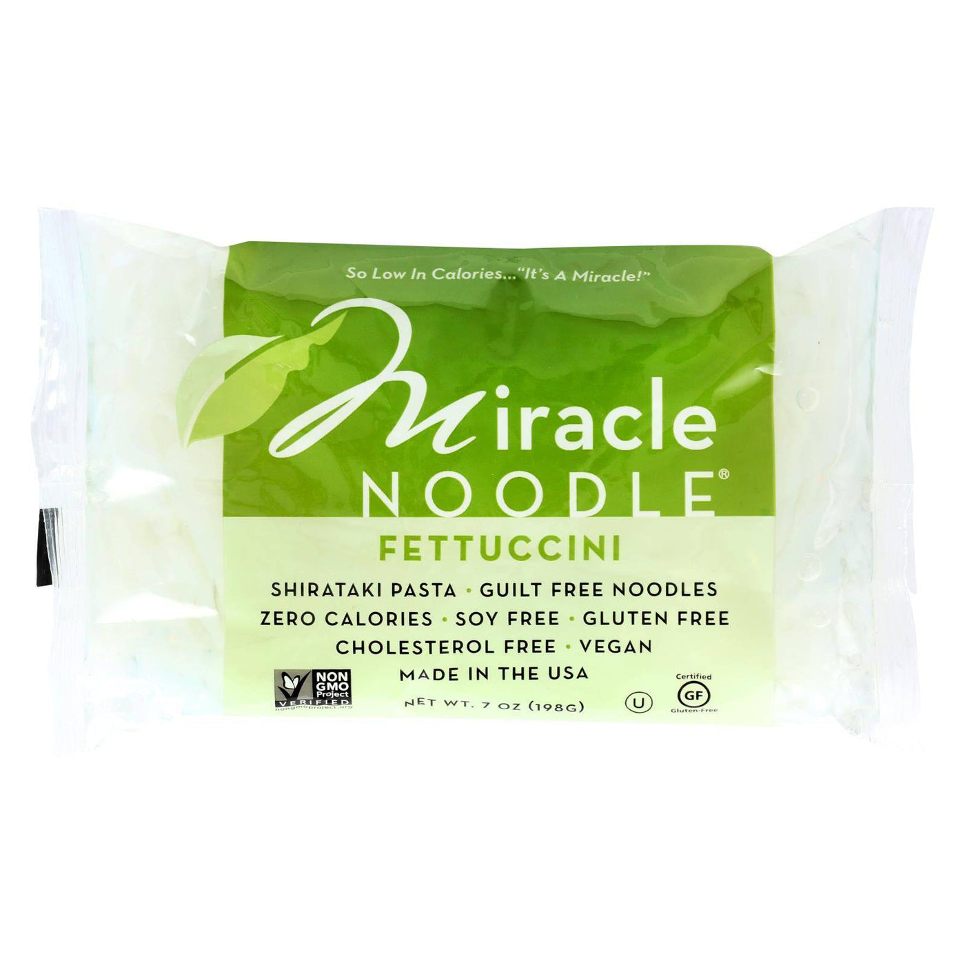 Miracle Noodle Pasta - Shirataki - Miracle Noodle - Fettuccini - 7 Oz - Case Of 6 | OnlyNaturals.us