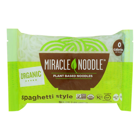 Buy Miracle Noodle Shirataki Pasta - Organic Spaghetti - Case Of 6 - 7 Oz.  at OnlyNaturals.us