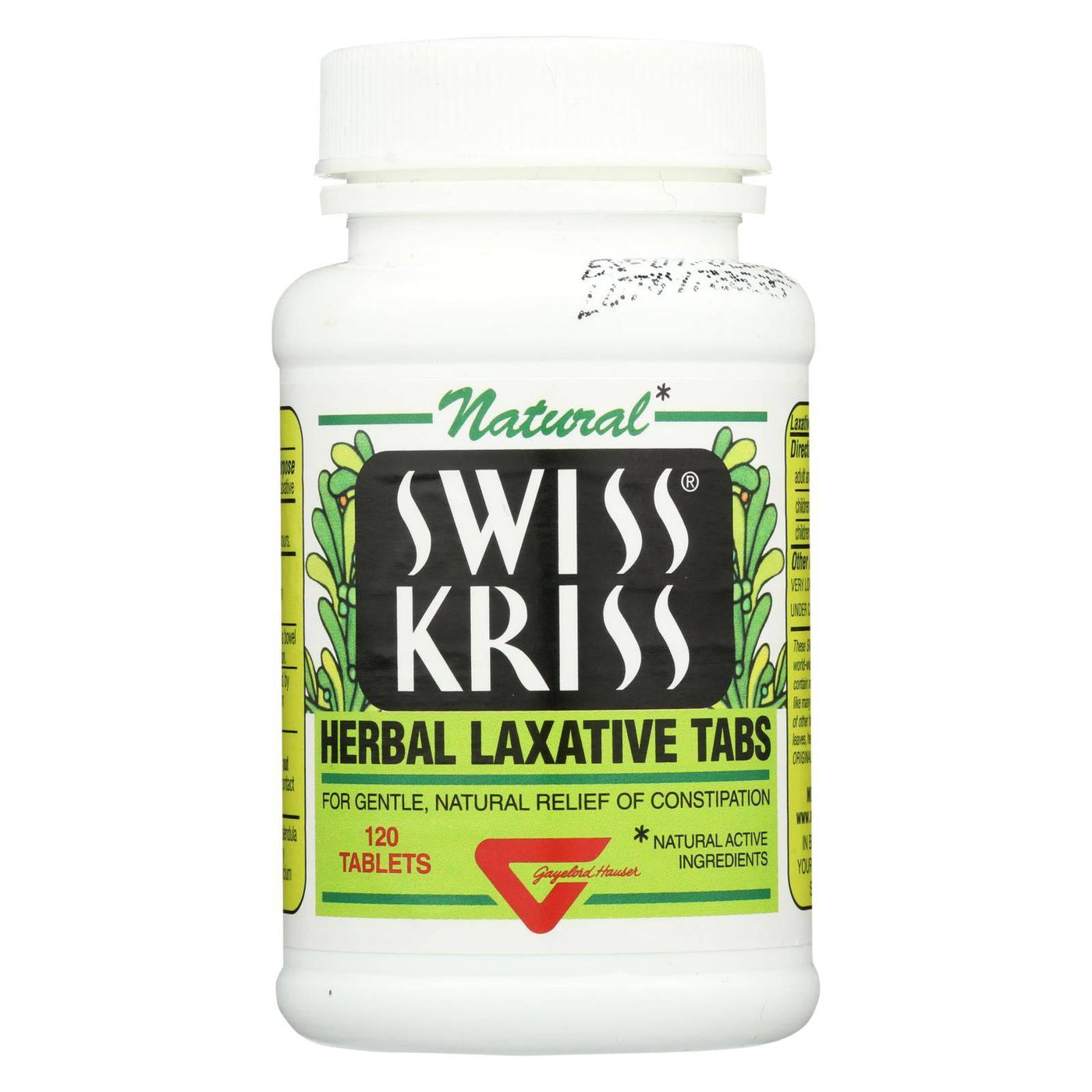 Buy Modern Natural Products Swiss Kriss Herbal Laxative - 120 Tablets  at OnlyNaturals.us