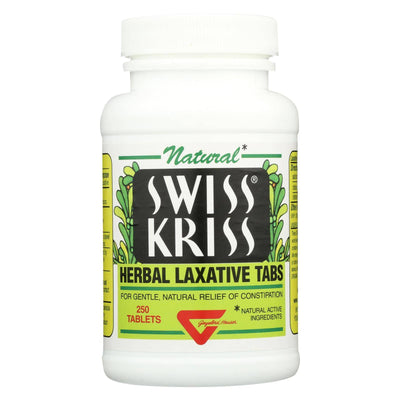 Modern Natural Products Swiss Kriss Herbal Laxative - 250 Tablets | OnlyNaturals.us