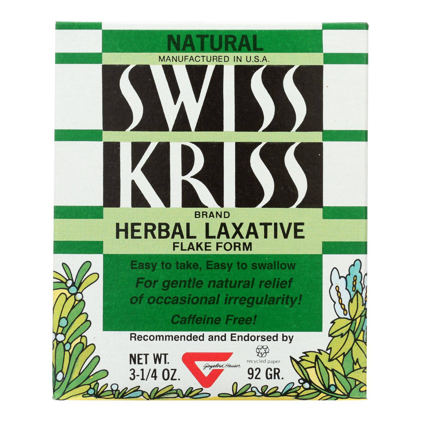Buy Modern Natural Products Swiss Kriss Herbal Laxative Bulk - 3.25 Oz  at OnlyNaturals.us