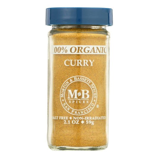 Morton And Bassett Organic Curry - Curry - Case Of 3 - 2.1 Oz. | OnlyNaturals.us