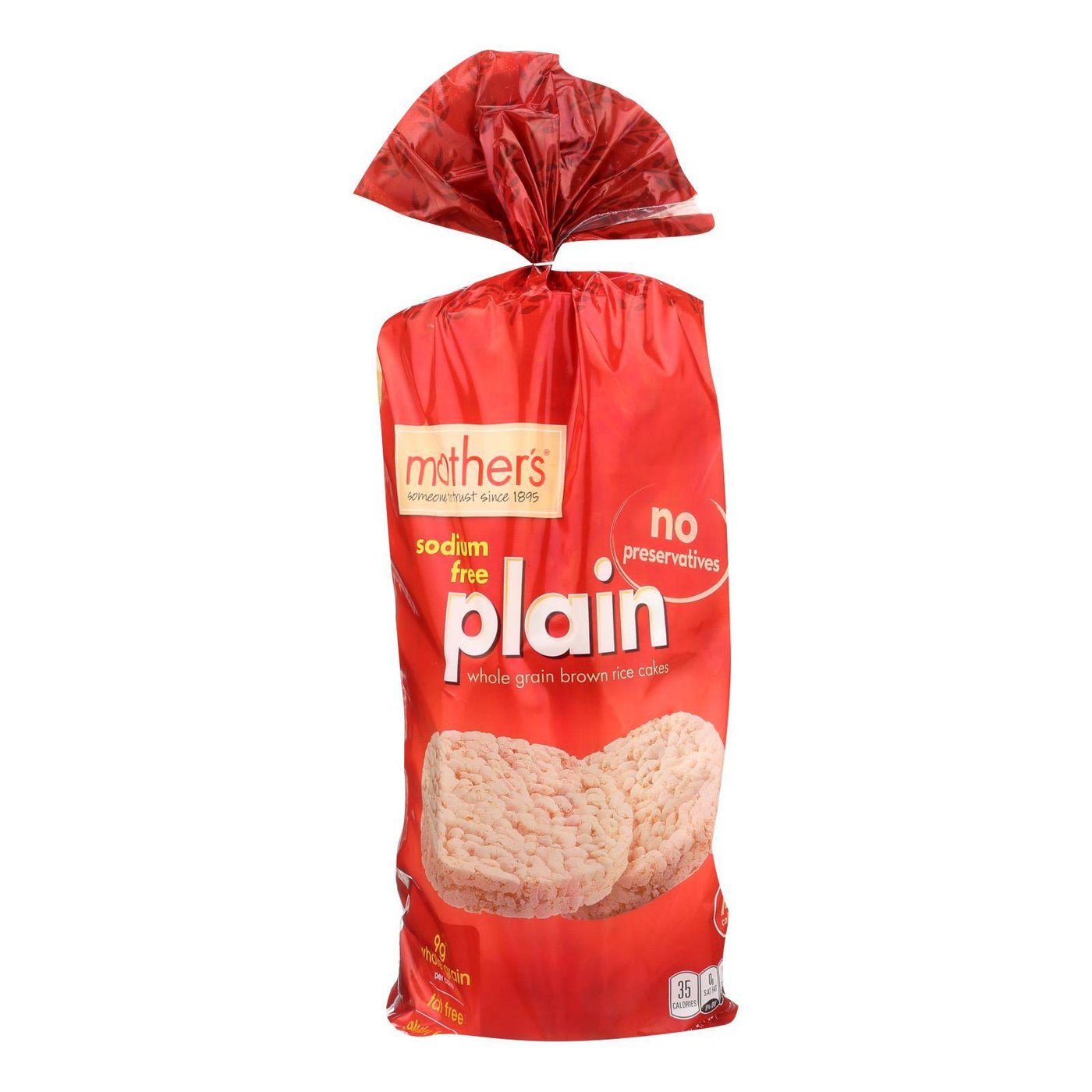 Buy Mother's Plain Rice Cakes - Rice - Case Of 12 - 4.5 Oz.  at OnlyNaturals.us