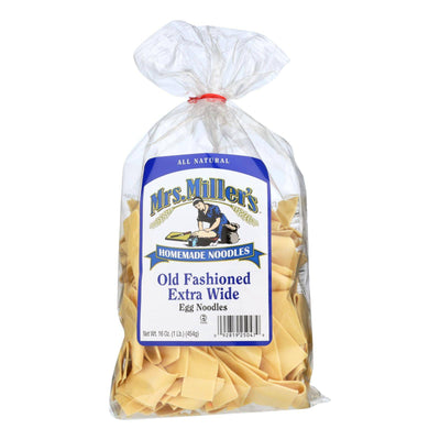 Mrs. Miller's Homemade Noodles - Old Fashioned Extra Wide Egg Noodles - Case Of 6 - 16 Oz. | OnlyNaturals.us
