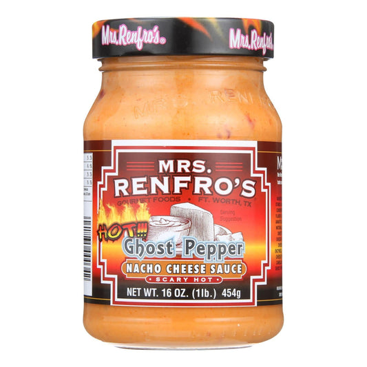 Mrs. Renfro Ghost Pepper Nacho Cheese Sauce  - Case Of 6 - 16 Oz | OnlyNaturals.us