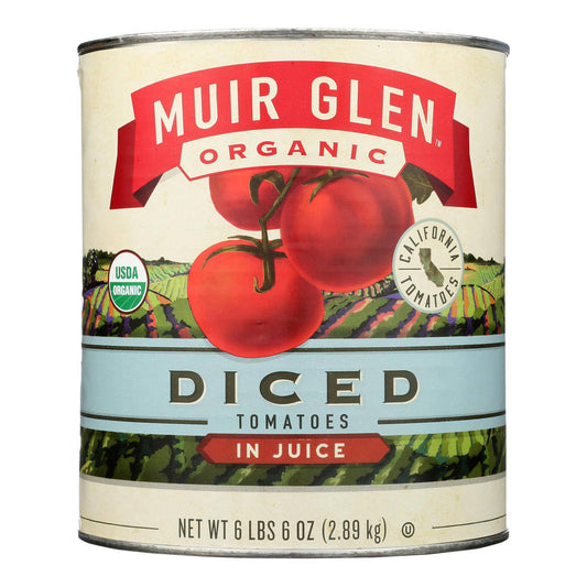 Muir Glen Organic Diced Tomatoes - Case Of 6 - 102 Oz | OnlyNaturals.us