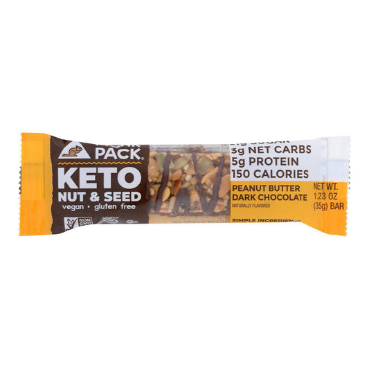 Munk Pack - Keto Nt&sd Peanut Butter Dark Chocolate - Case Of 12 - 1.23 Oz | OnlyNaturals.us