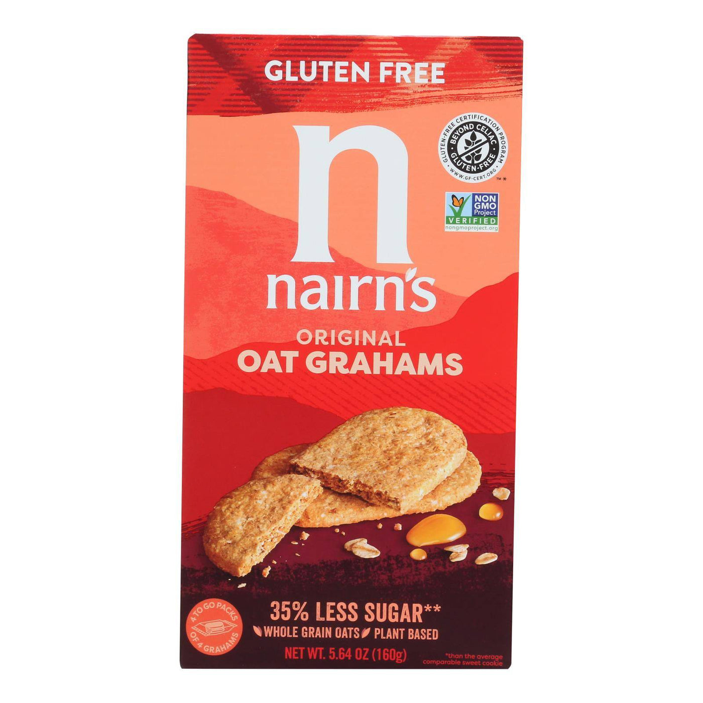 Nairn's - Cookie Gluten Free Oat Grahams Original - Case Of 6-5.64 Oz | OnlyNaturals.us