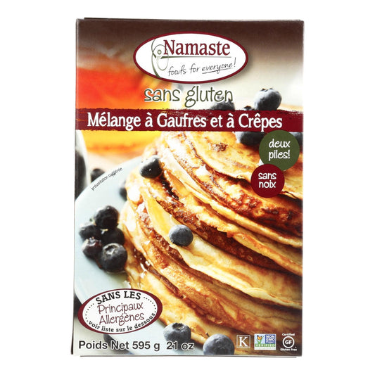 Namaste Foods Gluten Free Waffle And Pancake - Mix - Case Of 6 - 21 Oz. | OnlyNaturals.us