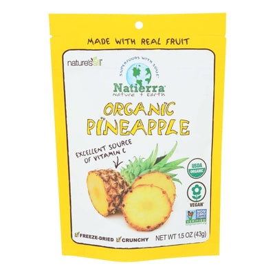 Natierra Freeze Dried - Pineapples - Case Of 12 - 1.5 Oz. | OnlyNaturals.us