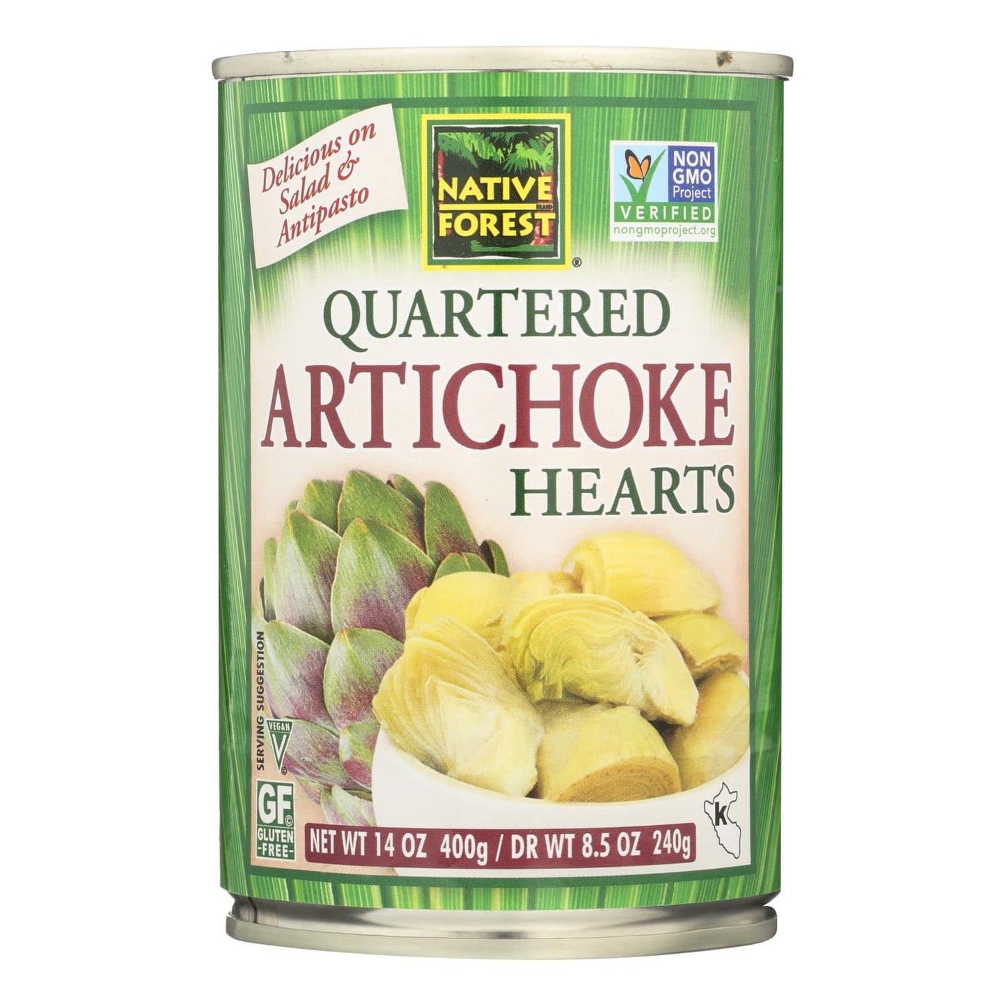 Buy Native Forest Quartered Artichoke Hearts - Case Of 6 - 14 Oz.  at OnlyNaturals.us