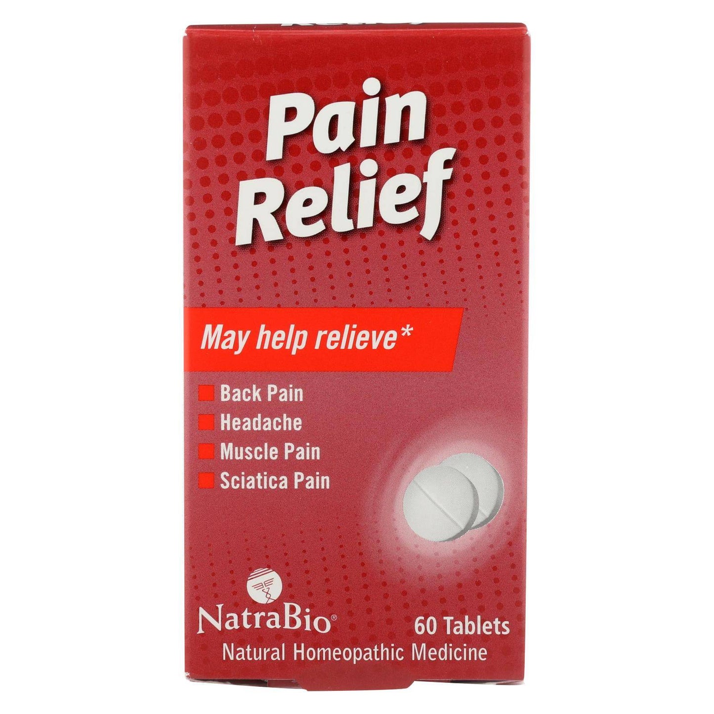 Buy Natrabio Pain Relief - 60 Tablets  at OnlyNaturals.us