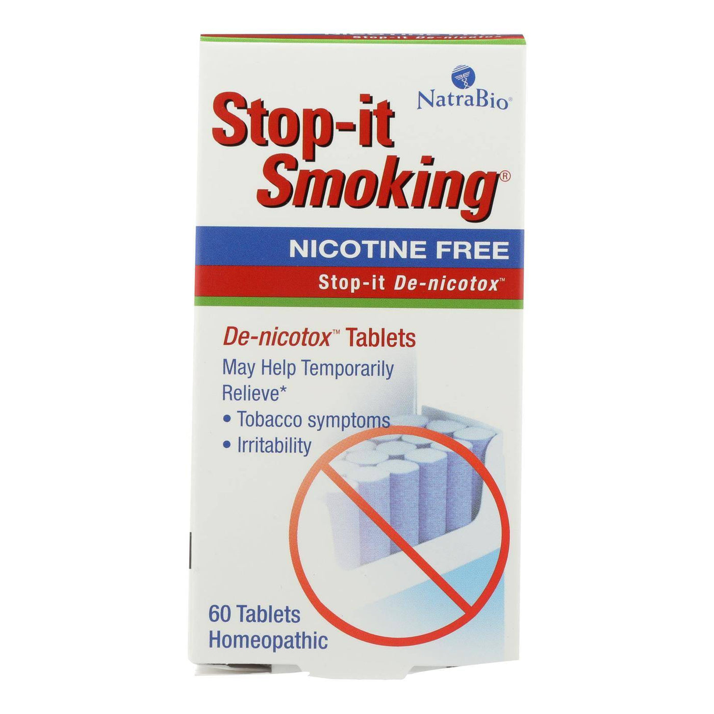 Buy Natrabio Stop-it Smoking Detoxifying - 60 Tablets  at OnlyNaturals.us