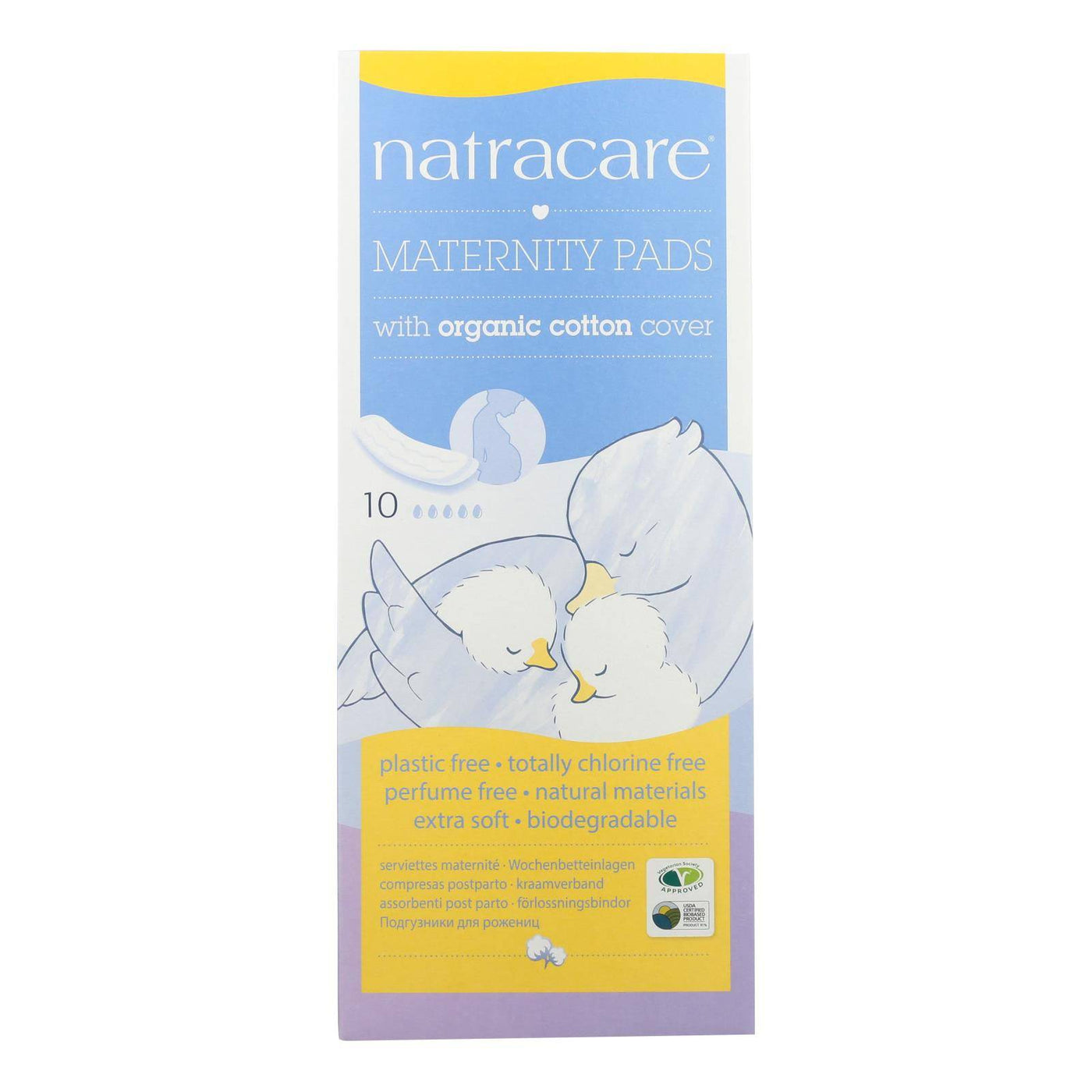 Natracare New Mother Natural Maternity Pads - 10 Pads | OnlyNaturals.us